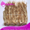 Wholesale High Quality colorful curly cheap hair extensions clip in full head